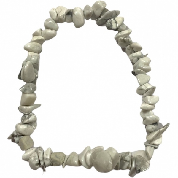 Howlite - Crystal Chip Bracelet